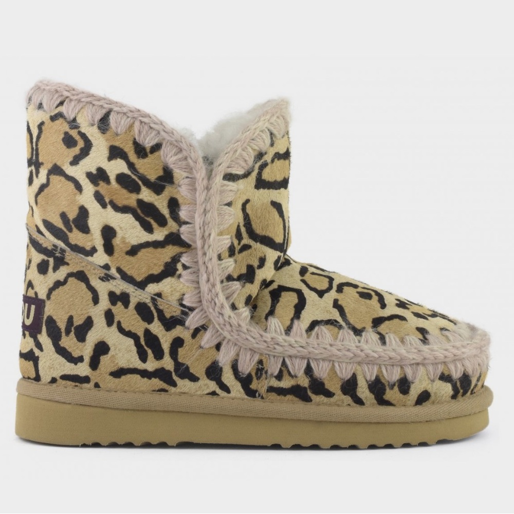 Kids leopard Mou boots
